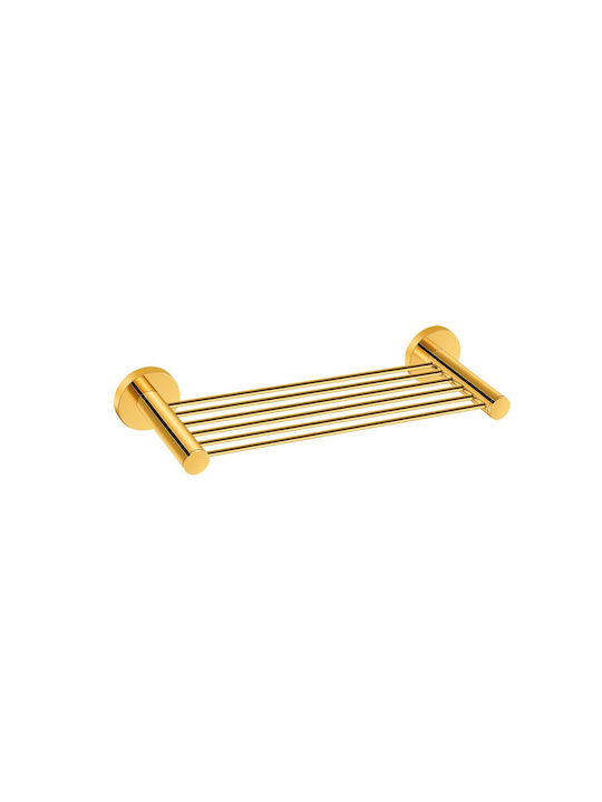 Sanco Ergon 25943-Α05 Metallic Sponge Holder Wall Mounted Gold