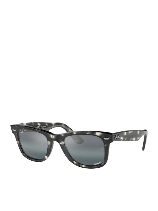 Ray Ban Wayfarer Unisex Sunglasses with Brown T...