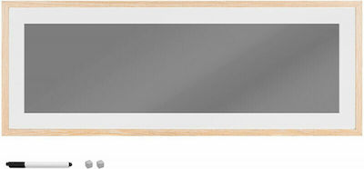 Navaris Magnetic Hanging Dry Erase Board 80x30cm