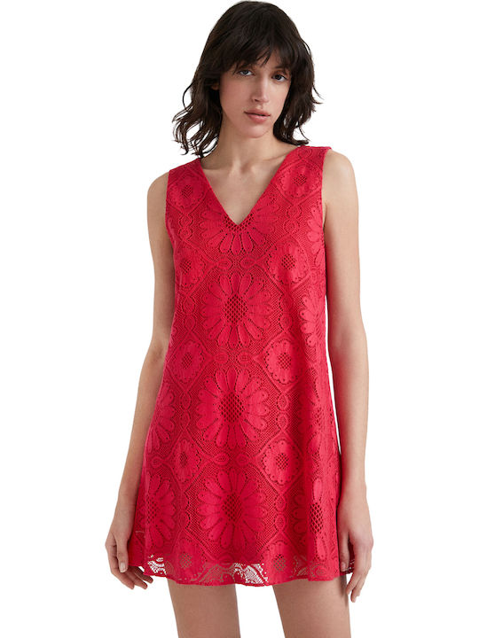 Desigual Hamburgo Sommer Mini Abendkleid mit Tr...