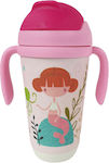 Spacecow Kids Bamboo Water Bottle CP238 Pink 350ml