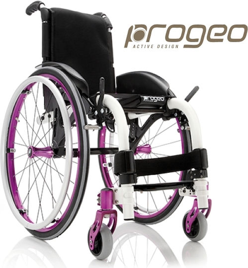 Progeo Joker Junior 2.0 Rollstuhl Licht Typ 33cm Bright Fuchsia