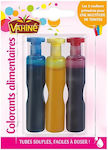 Vahine Lebensmittelfarbe Mehrfarbig 3Stück 18ml