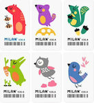 Milan Eraser for Pencil and Pen (Μiscellaneous Designs) 1pcs