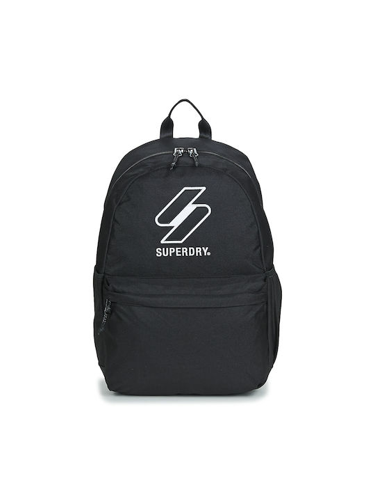 Superdry Code Essential Montana Fabric Backpack Black 15.7lt