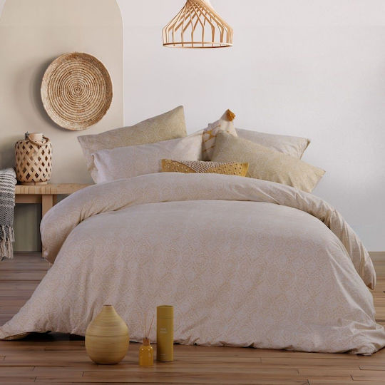 Nef-Nef Homeware Clover Σετ Υπέρδιπλο 4τμχ 240x270εκ. Yellow Nef-Nef Homeware Clover Σετ Υπέρδιπλο 4τμχ 240x270εκ. Yellow