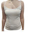 Mit Spaghetti-Träger Beige Damen T-Shirt