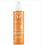 Vichy Capital Soleil Cell Protect Water Fluid Crema protectie solara Cremă pentru Corp SPF30 în Spray 200ml