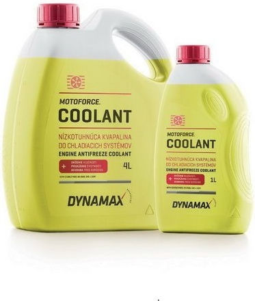 Dynamax Motoforce Coolant Kühlmittel für den Kühler Motorrad Gelb Farbe 1Es