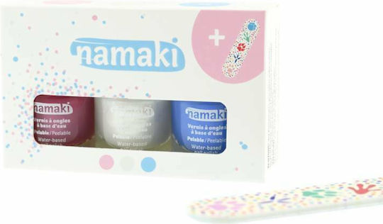 Namaki Lacuri De Unghii Roz Alb Perlat Albastru Deschis Lacuri De Unghii Pentru Copii