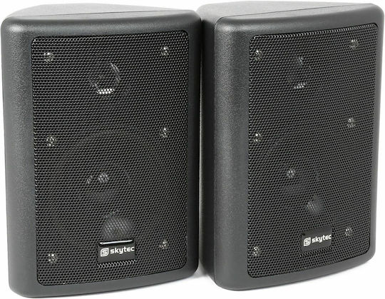 Skytec 2-Wege 4" Passiv Installationslautsprecher Paar Schwarz
