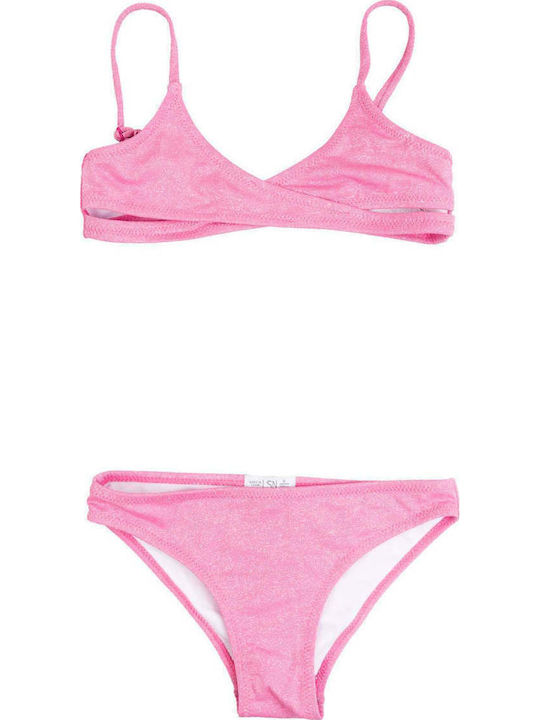 Losan Costum De Baie Pentru Copii Bikini Roz