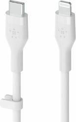 Belkin Flex USB-C to Lightning Cable 15W White 1m (CAA009bt1MWH) Belkin Flex USB-C to Lightning Cable 15W White 1m (CAA009bt1MWH)