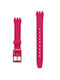 Swatch Gummi-Armband Rosa 12mm