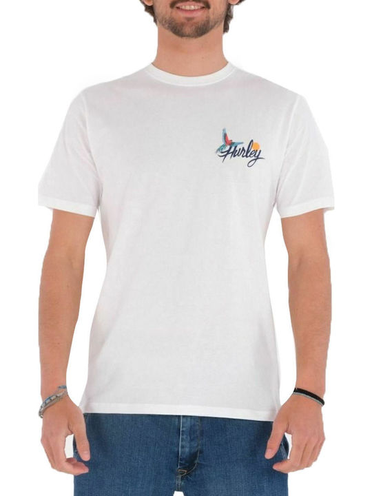 Hurley Everyday Washed Parrot Tricou Alb