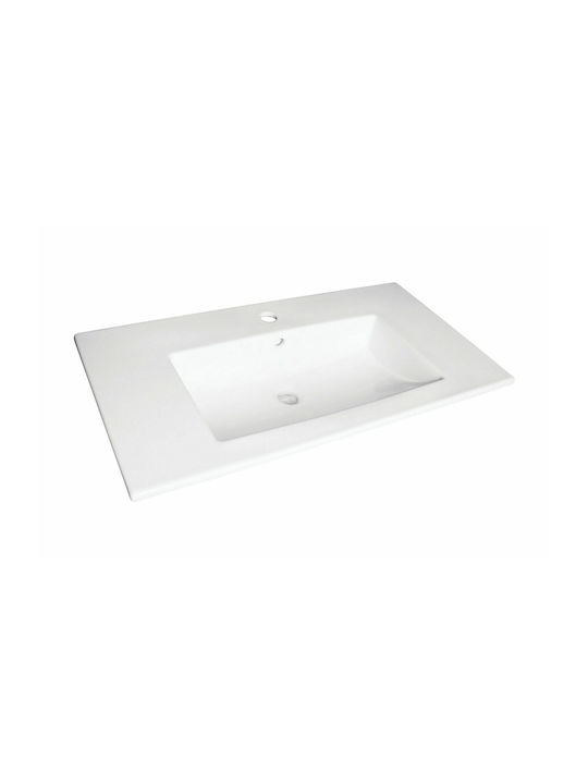 Fayans Linea 550 Încorporat Chiuvetă Porțelan 55x43x17cm Alb