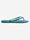 Havaianas Slim Sparkle Ii Frauen Flip Flops in Türkis Farbe