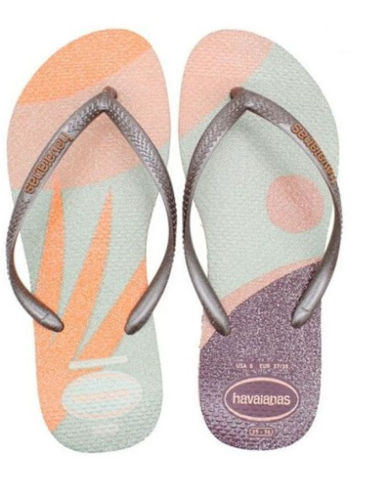 Havaianas Slim Palette Glow Șlapi în Culoarea A...