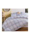 Nef-Nef Homeware Sheet Sets King Size with Elastic 180x200+32cm. Bradford Coral 4pcs