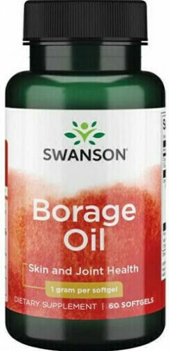 Swanson Borage Oil 1000mg 60 softgels