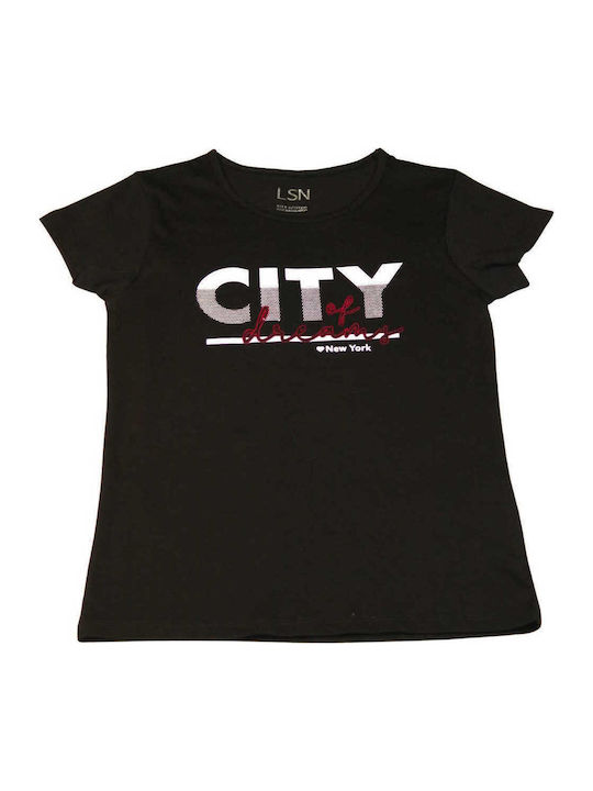 Losan Παιδικό T-shirt Μαύρο