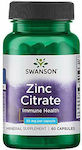 Swanson Zinc Citrate 30mg 60 caps