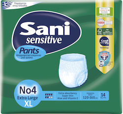 Sani Sensitive Scutece Tip Chiloți XLarge 14 Bucăți Sani Sensitive Scutece Tip Chiloți XLarge 14 Bucăți