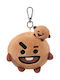 Aurora Schlüsselanhänger Line Friends BT21 - Shooky Stoff Beigefarben