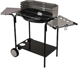 Somagic New York Holzkohlegrill mit Rädern und Ablagefläche 58cmx40cmcm.