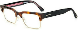 Dsquared2 Men's Prescription Eyeglass Frames Brown Tortoise D2 0020 2IK