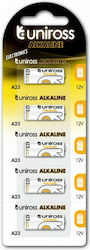 Uniross High Voltage A23 12V 5τμχ UNAHV23A-B5 Uniross High Voltage A23 12V 5τμχ UNAHV23A-B5