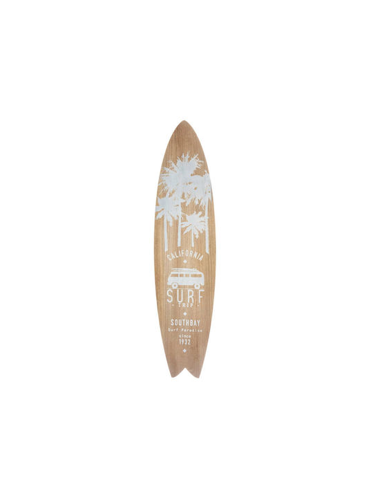 Atmosphera Decorațiune Pentru Perete Surf Board Alb Din Lemn 27x1x110cm