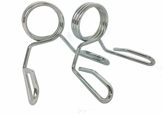 Tunturi Hantel- und Langhantelkragen Federhalsbänder Set 2 Stück Ø50mm