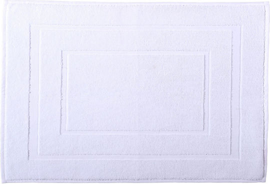 Nef-Nef Homeware Πατάκι Μπάνιου Βαμβακερό Life 030607 White 50x70εκ.