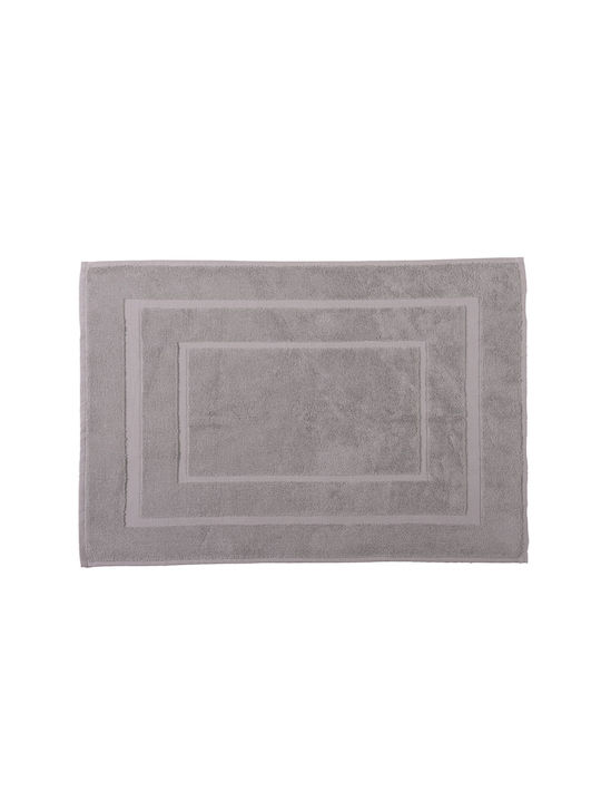 Nef-Nef Homeware Bath Mat Cotton Life 030607 Grey 50x70cm