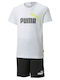 Kids' Set with Shorts Summer 2pcs White