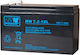 MW Power MW 7.2-12L Μπαταρία UPS με Χωρητικότητα 7.2Ah και Τάση 12V