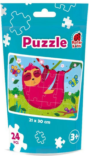 Kinderpuzzle On The Go Faultier für 3+ Jahre alt+ Jahre 24pcs Roter Kafer