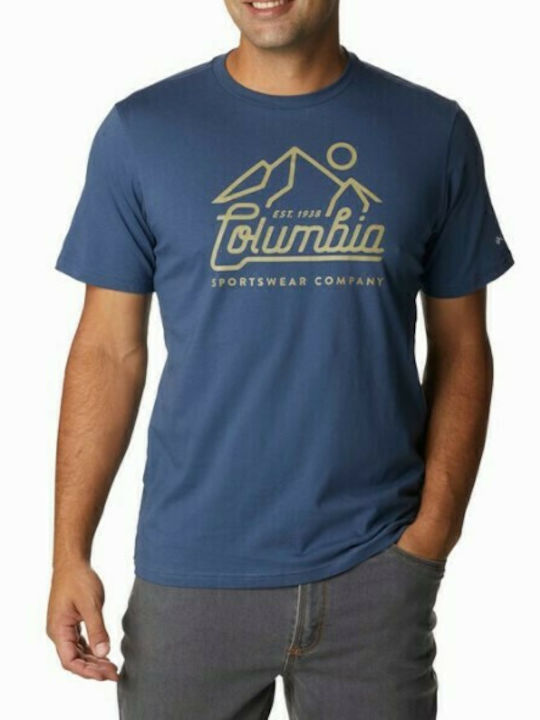 Columbia Ανδρικό T-shirt Raf με Στάμπα