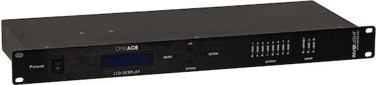 Involight DMXAC8 Interfață pentru Consolă de Iluminat cu 4096 Canale de Control / 2 Intrări XLR și Conexiune Ethernet