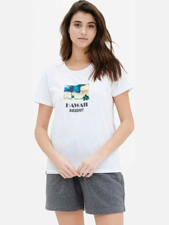 Γυναικείο T-shirt Λευκό