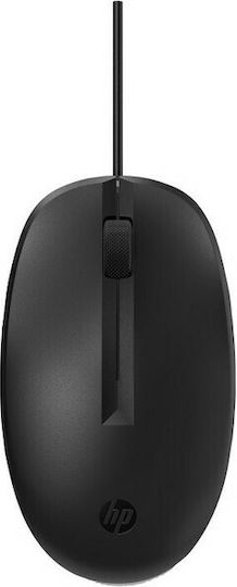 HP 128 Wired Ergonomic Mouse Black