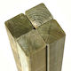Showood Wooden Beam for Garden Fence 4.5x4.5x300cm Green