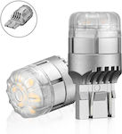 NovSight Lamps Car & Motorcycle T20 LED 6500K Cold White 12V 9W 2pcs