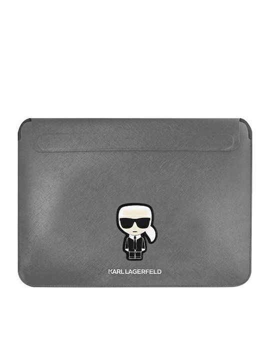 Karl Lagerfeld Ikonik Computer Sleeve Silver