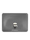 Karl Lagerfeld Ikonik Computer Sleeve Silver