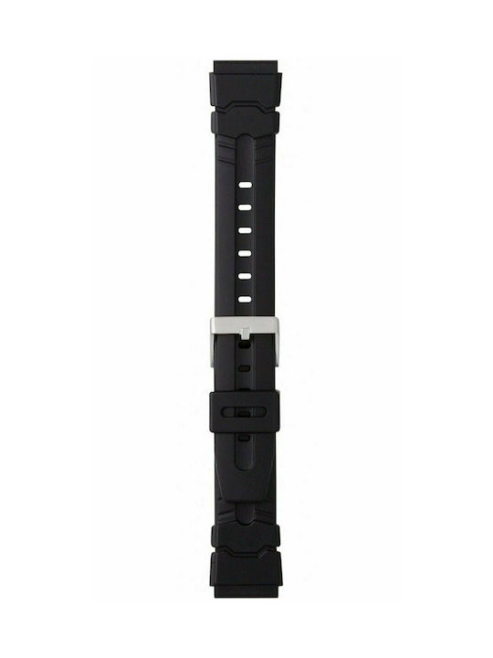 Morellato Bora Rubber Strap Black 18mm