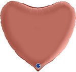 Balloon Foil Jumbo Valentine's Day Heart Rose Gold 91.4cm