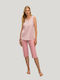 Vamp Women's Pyjama Set Cotton Pink