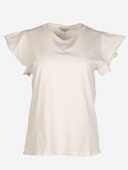 Only Women's Summer Blouse Cotton Short Sleeve ...